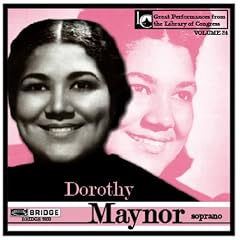 Dorothy Maynor, Soprano