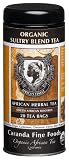 Caranda Fine Foods African Herbal Tea, Organic Sultry Blend Teabags (Caffeine Free), 20-Count Tins (Pack of 4)