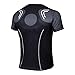 G-Like Men's Black Iron Man Short T-shirt (X-Large)