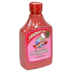 Woeber's Sandwich Pal Cranberry Horseradish Sauce, Six 16-Ounce Units (96-Ounces)