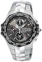 Seiko Men's Coutura World Timer Watch #SPL001