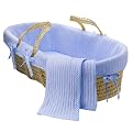 Tadpoles Basics Blue Moses Basket