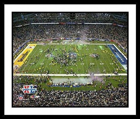 Buy Pittsburgh Steelers Super Bowl XL Champions - Opening Ceremonies at Ford Field - Framed 8x10... by All About Autographs