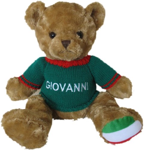 51WMNmZ9S3L Giovanni the Italian Speaking Teddy Bear  LingoBear