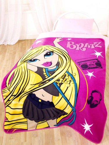 Zap Bratz Musical Starz Fleece Blanket