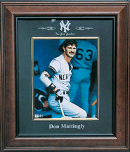 Black Photograph Frame System for 8 X 10 Photograph with Engraved Team Logo