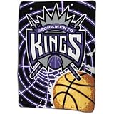 Kings Northwest NBA Royal Plush Raschel Blanket