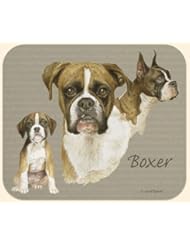 Office Product: David Kiphuth Dog Breeds Boxer Mousepad Mouse Pad - Fiddler's Elbow
