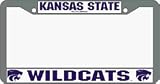 Kansas State Wildcats Chrome License Plate Frame