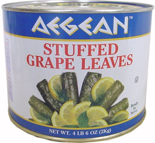 Aegean Stuffed Grape Leaves 2 Kilo Can