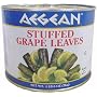 Aegean Stuffed Grape Leaves 2 Kilo Can