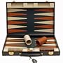 Backgammon Leather Black