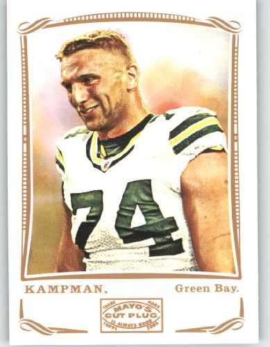 Aaron Kampman - Green Bay Packers - 2009 Topps Mayo Football Card # 3 / NFL Trading Card in Screwdown Case!