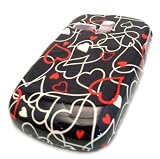 Samsung R355c Hearts Cute Abstract Lines Design Hard Case Cover Skin Protector NET 10 Straight Talk