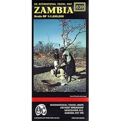 Zambia Map (Travel Reference Map)