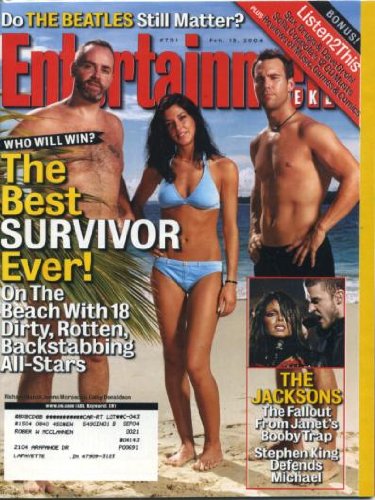 Entertainment Weekly February 13, 2004 Survivor, The Beatles, The Jacksons (Janet's Booby Trap), Stephen King