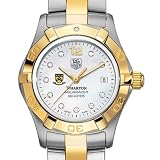 Wharton TAG Heuer Watch - Women's Two-Tone Aquaracer with Diamond Dial at M.LaHart