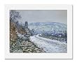 Claude Monet, Entrance to the Village of V&eacute;theuil in Winter