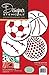 Designer Stencils C218 Large Sports Ball Cookie Stencils (Basketball - Golf - Soccer - Baseball), Beige/semi-transparent