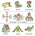 Autoark AT-005 50 Pieces Magnetic Tiles Building Blocks Magnetic Construction Set Educational Stacking Toys