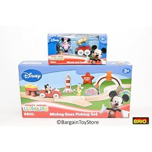 BRIO: DISNEY Mikey Goes Fishing Set with BONUS Minnie and Toodles by 