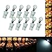 PA 10PCS #555 T10 1SMD LED Wedge Pinball Machine Light Side View Bulb White-6.3V