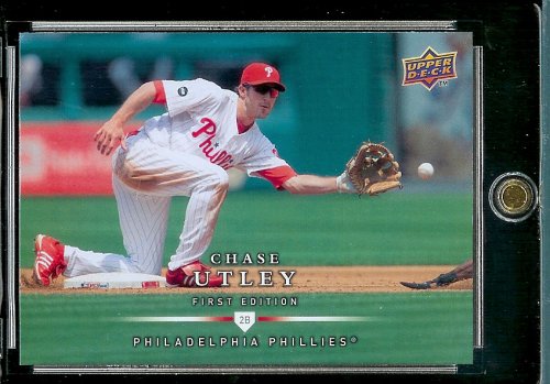 Buy 2008 Upper Deck First Edition # 163 Chase Utley - Phillies - Baseball Card in Protective Screw Down... by Upper Deck