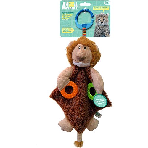 Animal Planet Teething Buddy Stroller Toy, Lion photo