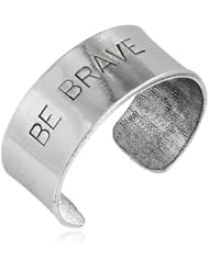 Alisa Michelle Be Brave Cuff Bracelet, 4"