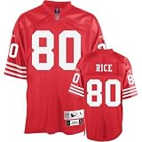 Jerry Rice #80 San Francisco 49ers NFL Retired Premier Jersey (Red)