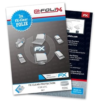 atFoliX FX-Clear Protection d'écran pour HTC M7 (3 pièces) - protection d'écran ultra-claire! La plus haute qualité atFoliX FX-Clear Protection d'écran pour HTC M7 (3 pièces) - protection d'écran ultra-claire! La plus haute qualité