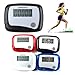 DDU(TM) 1 Pcs Red Clip Weight Calorie Loss Walk Running Mini LCD Screen Step Counter Pedometer