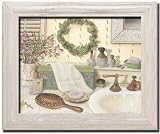 Powder Room Victorian Bathroom Decor Framed Art Print