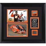 Mounted Memories Tony Stewart Framed Photo w/ Race Used Sheet Metal and Tire