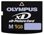Olympus 1 GB xD-Picture Card (Retail Package)