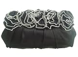 Satin, Sequin , Beaded Clutch Bag