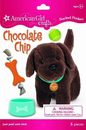 American Girl Crafts Stacked Stickers, Chocolate Chip