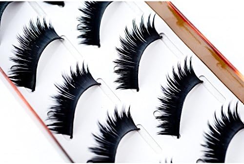 5 Pairs Dense Dramatic and Cat-Eye Style False Eyelashes Double Flex Series 79