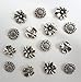 3 Style Flower Push PINS, Set of 15F