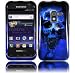 Blue Skull Hard Faceplate Cover Phone Case for Samsung Galaxy Attain Conquer 4G R920 D600