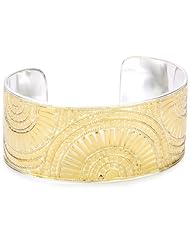 Anna Beck Designs "Lombok" 18k Gold-Plated Mosaic Cuff Bracelet
