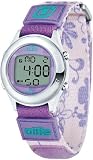 Ladies Purple Digital Velcro Sport Stop Watch by Ollie OLK80007-A