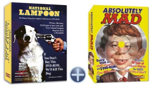  National Lampoon Magazine and Mad Magazine Complete Collectors Comic Books Collection Bundle both on DVD