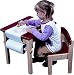 Guidecraft Art Table-and-Chair Set - Red