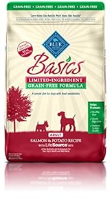 Blue Buffalo Basics Adult Salmon Recipe - Grain Free 22 lb Blue Buffalo Basics Adult Salmon Recipe - Grain Free 22 lb