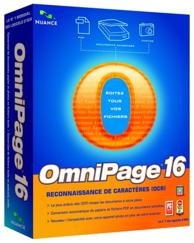 Childrens Toyshop  Logiciels : OmniPage 16