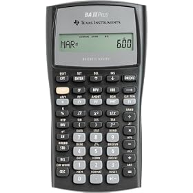 Texas Instruments - Calculatrice financi�re Texas Instrument Texas Ba-II-Plus - 10 chiffres - memoire 10mo - comptabilit� gestion