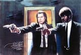 Pulp Fiction (Pointing Guns) Movie Poster Print - 11' X 17'