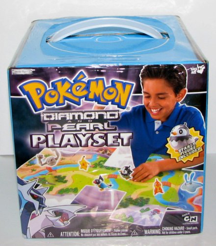 Best Price Pokemon DIAMOND & PEARL Play Set with BONUS Starly Figure!