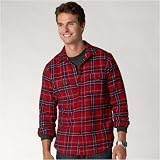 Drake Flannel Shirt Color: RED